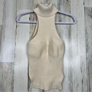 NBD Arlo Sleeveless‎ Turtleneck Women's Luxury Designer Shirt Blouse
